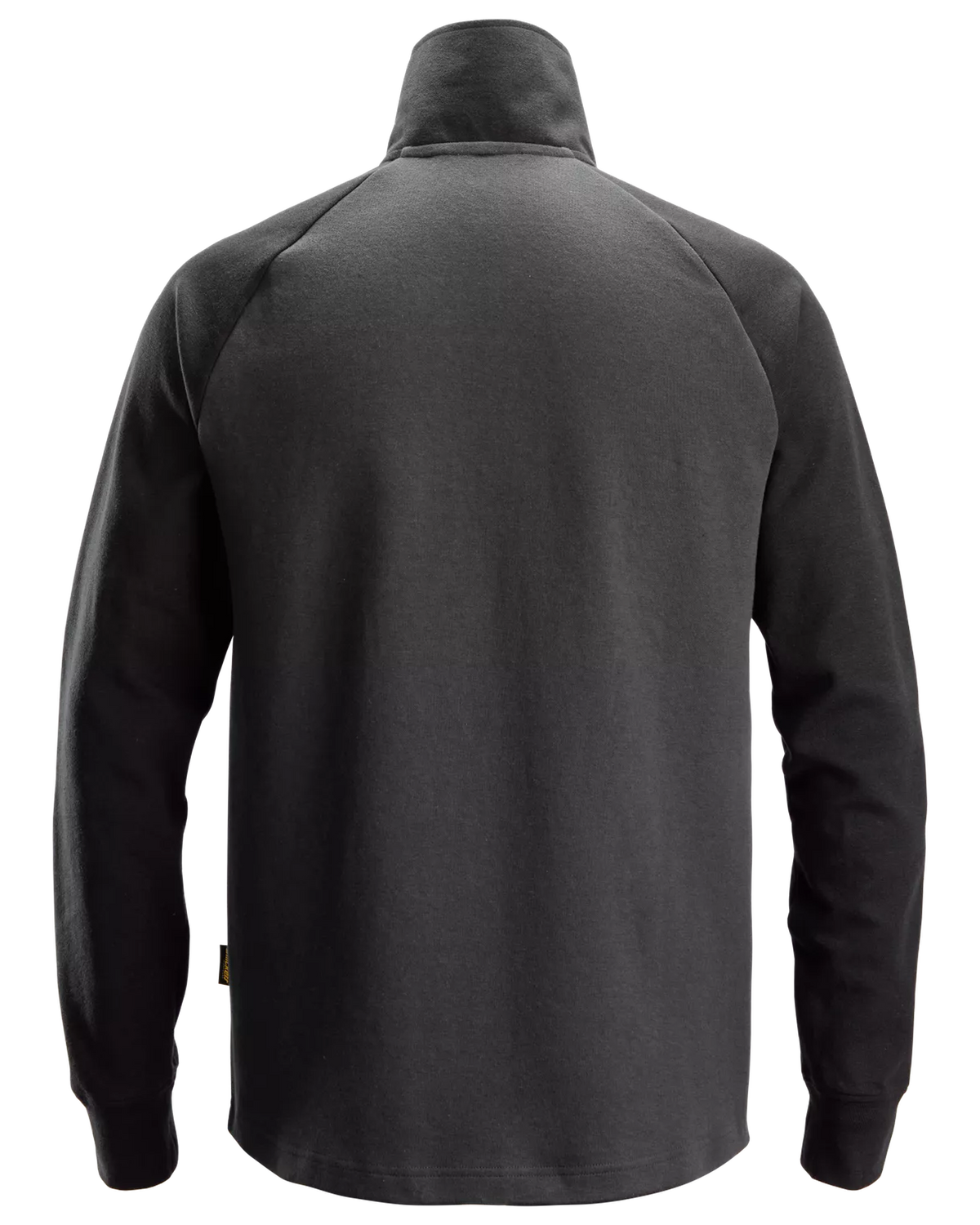 Snickers Steel Grey, Two-Coloured Half-Zip Sweatshirt (2841) – back view