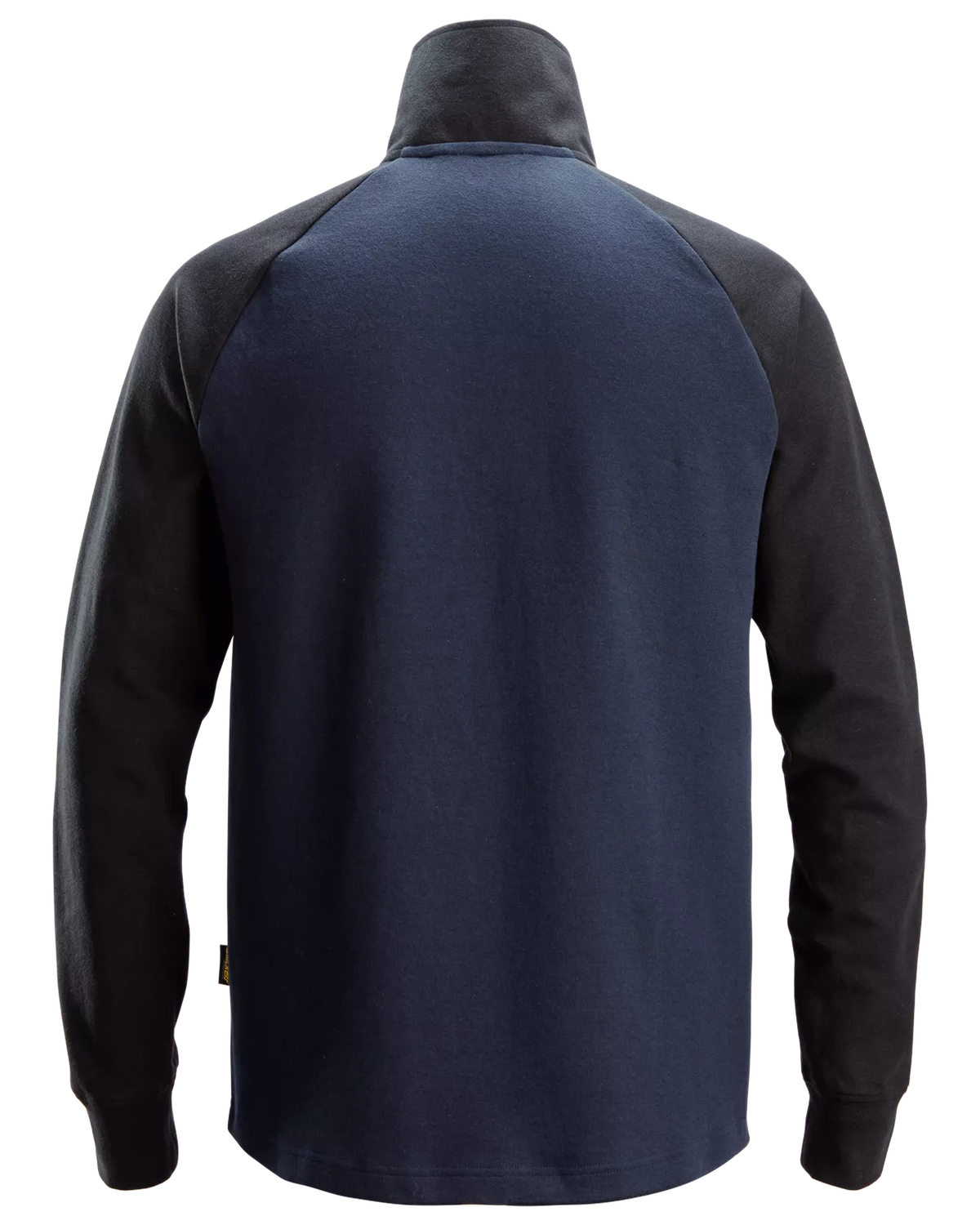 Snickers Navy, Two-Coloured Half-Zip Sweatshirt (2841) – back view