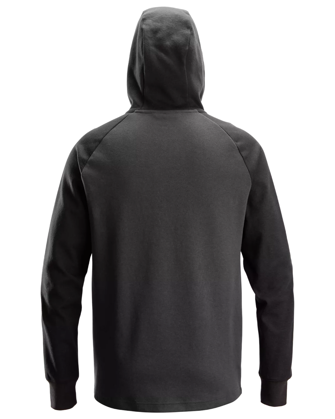 Snickers Steel Grey, Two-Coloured Half-Zip Hoodie (2842) – back view