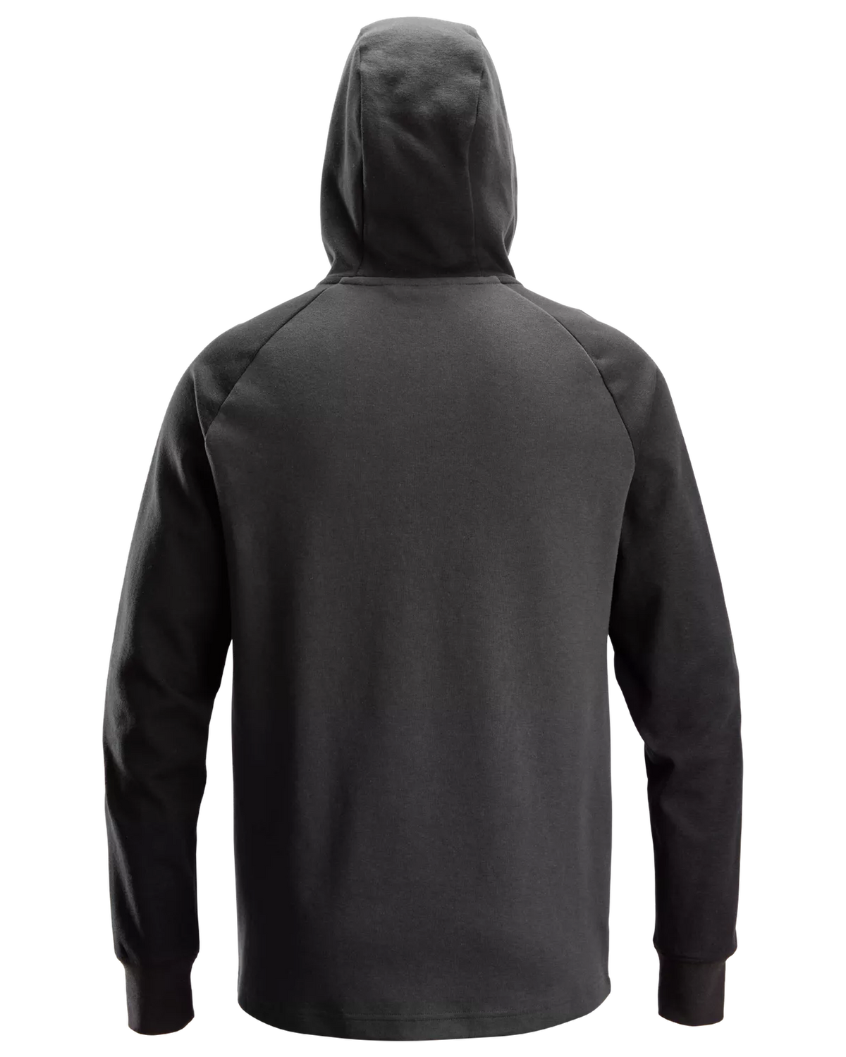 Snickers Steel Grey, Two-Coloured Half-Zip Hoodie (2842) – back view