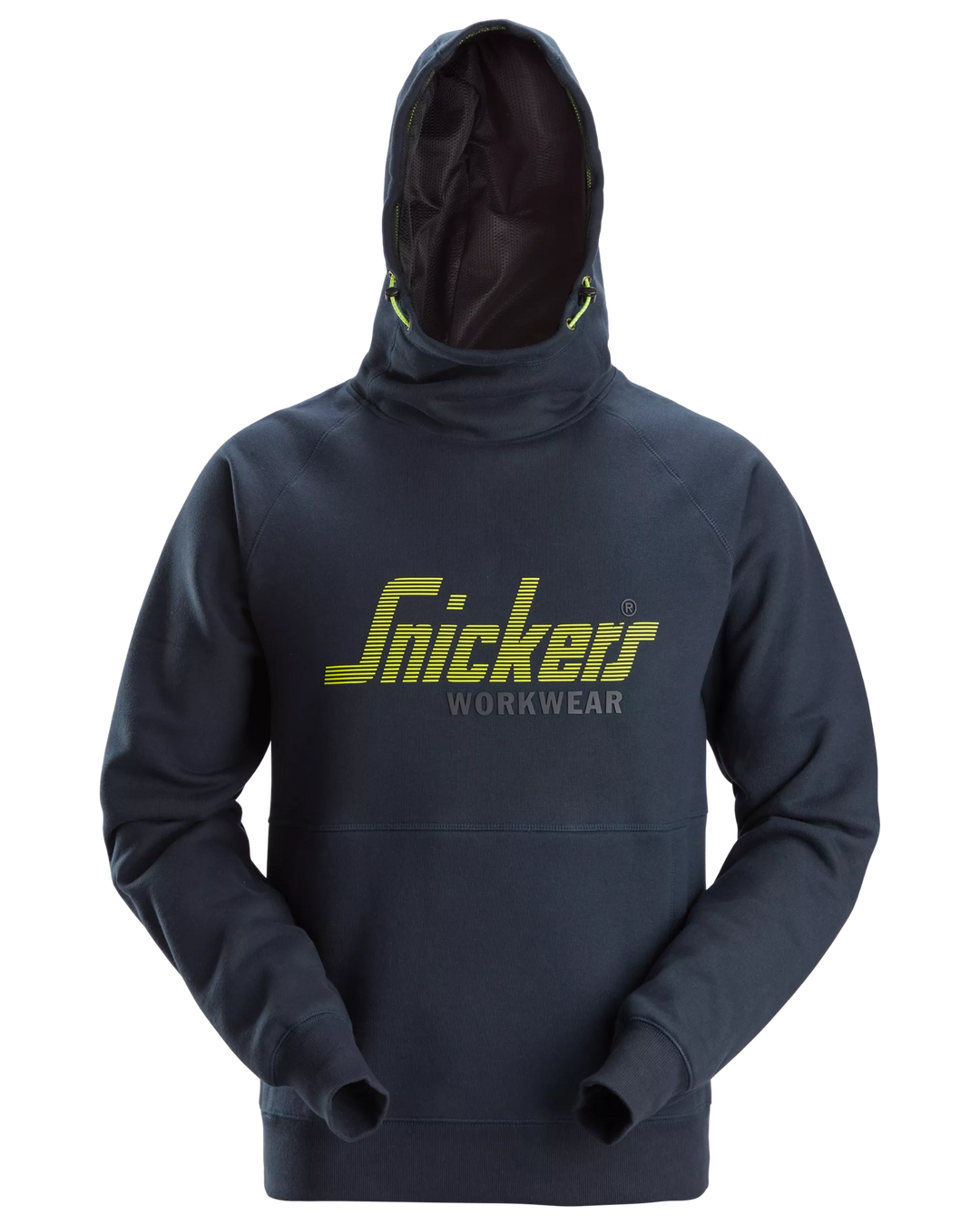 Snickers Navy, Logo Hoodie (2845) – front view