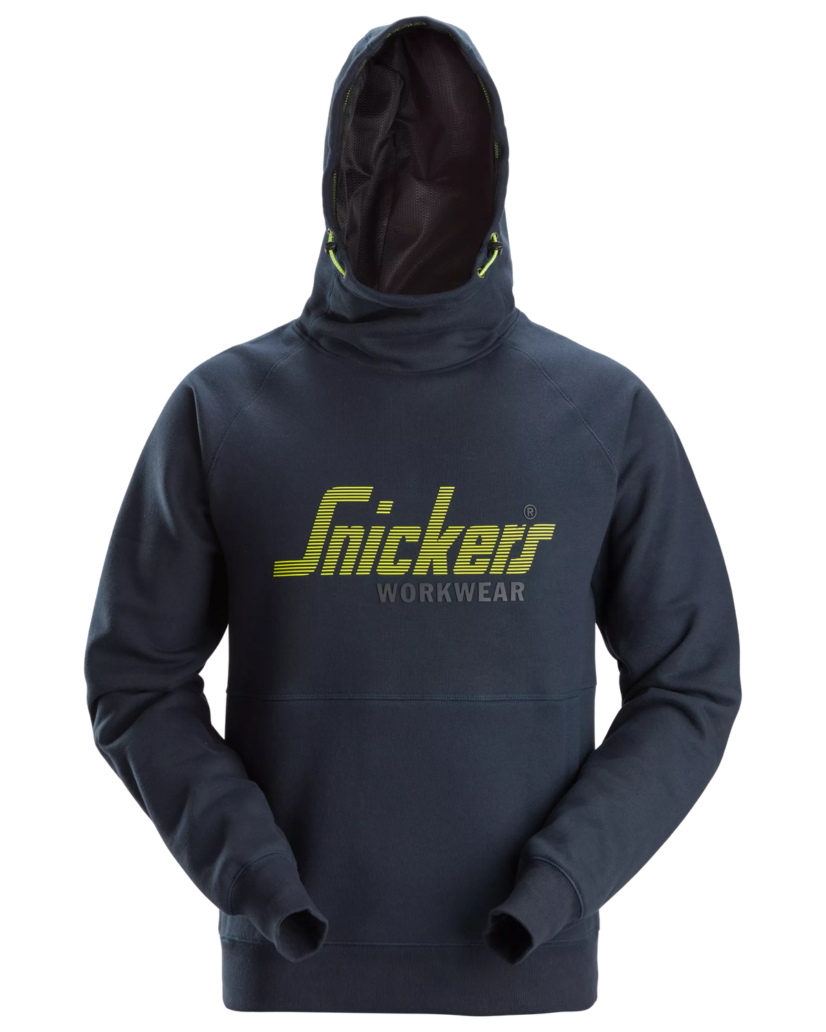 Snickers Navy, Logo Hoodie (2845) – front view