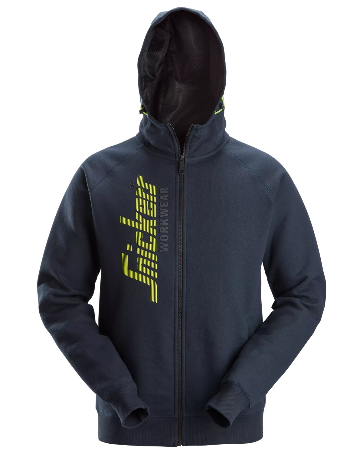 Snickers Navy, Logo Full-Zip Hoodie (2846) – front view