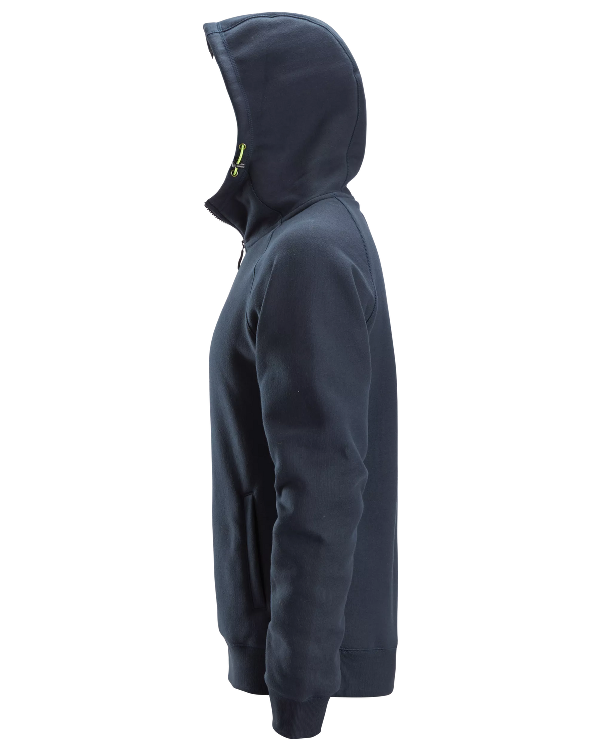 Snickers Navy, Logo Full-Zip Hoodie (2846) – left side view