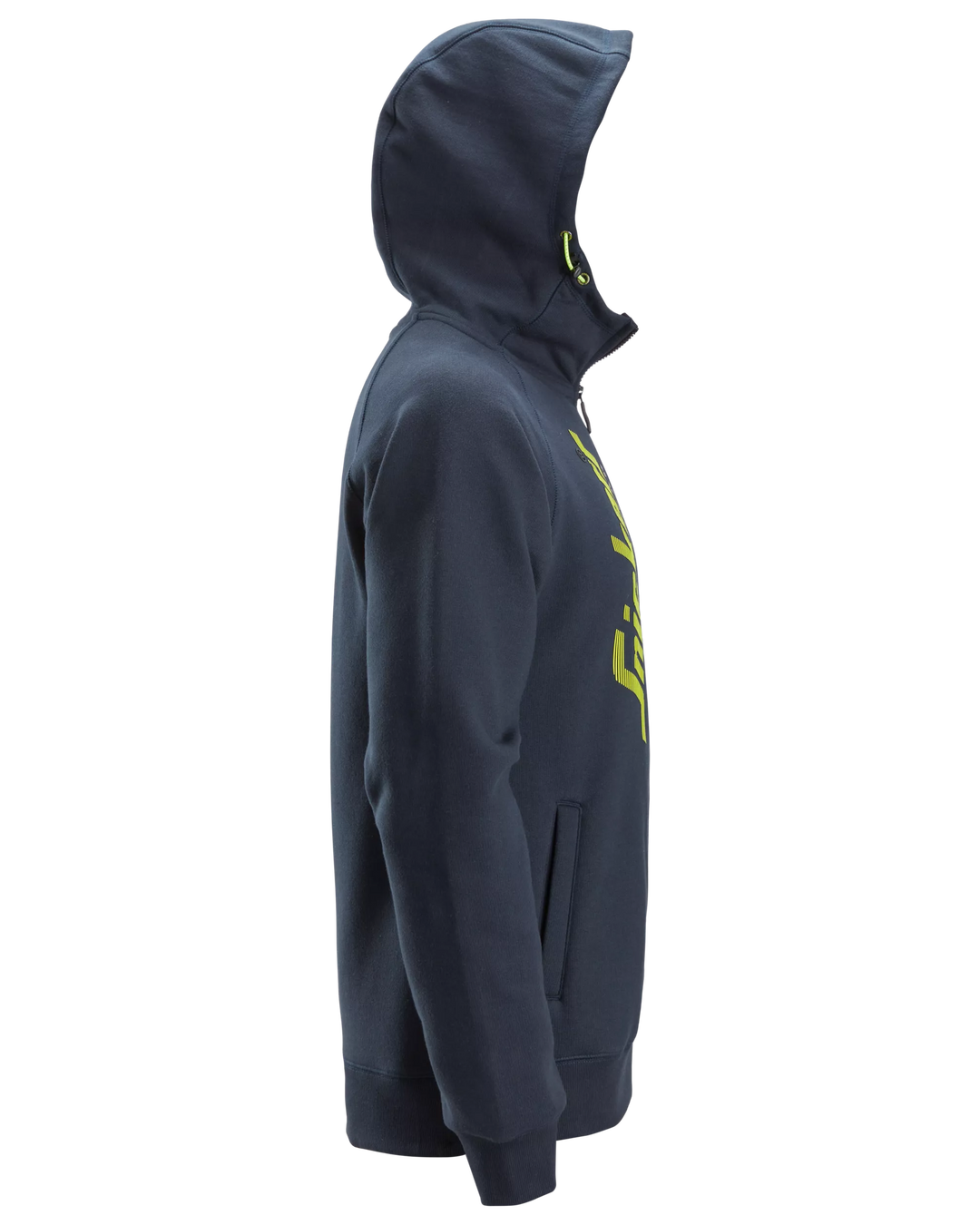 Snickers Navy, Logo Full-Zip Hoodie (2846) – right side view