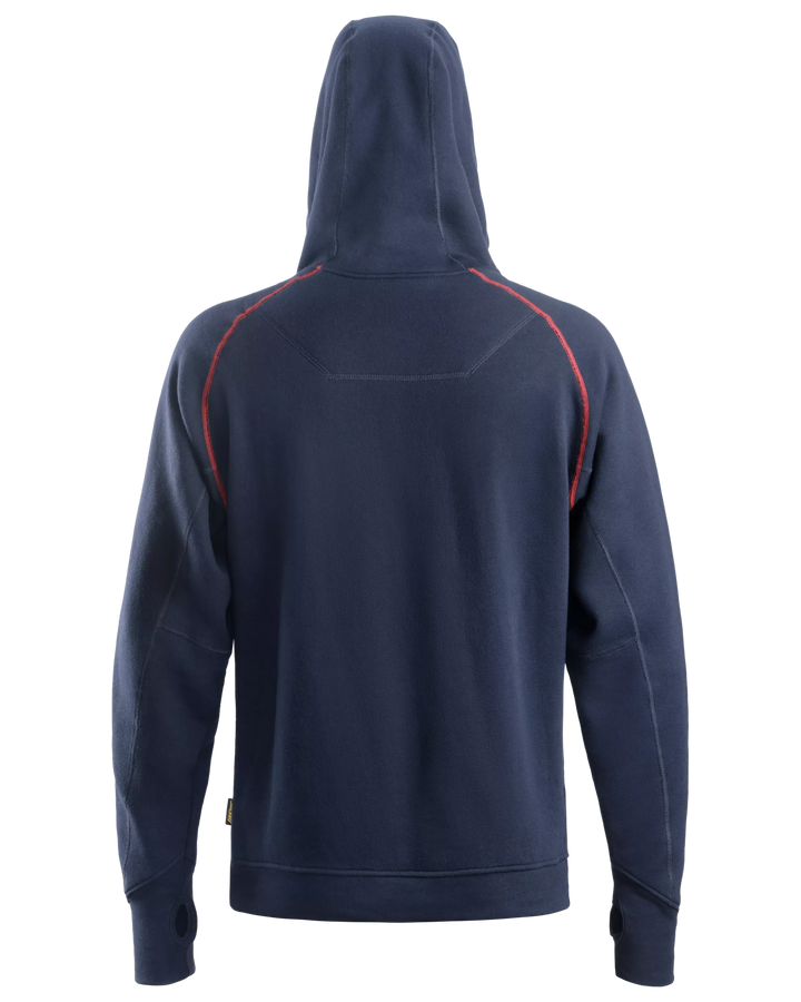 Snickers Navy, ProtecWork Pullover Work Hoodie (2862) – back view