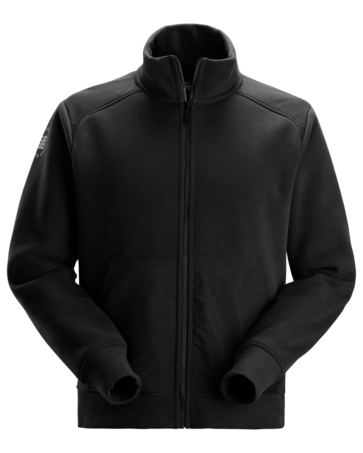 Snickers Black, Cordura® Tech Sweatshirt Jacket (2874) – front view