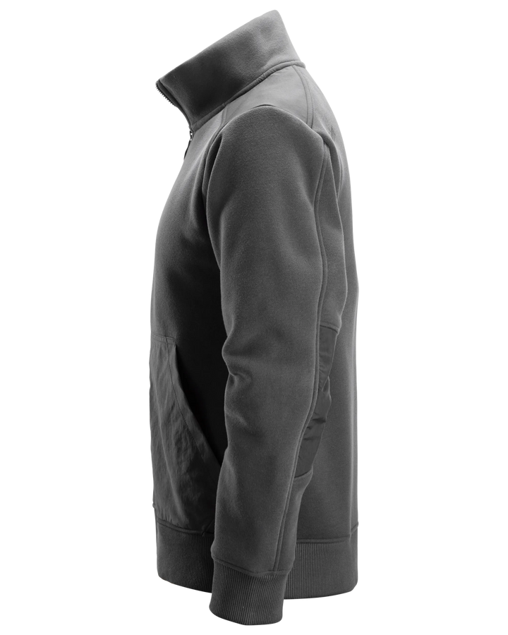 Snickers Steel Grey, Cordura® Tech Sweatshirt Jacket (2874) – left side view