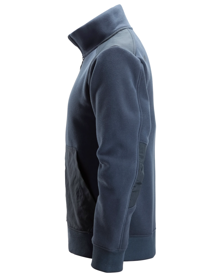 Snickers Navy, Cordura® Tech Sweatshirt Jacket (2874) – left side view