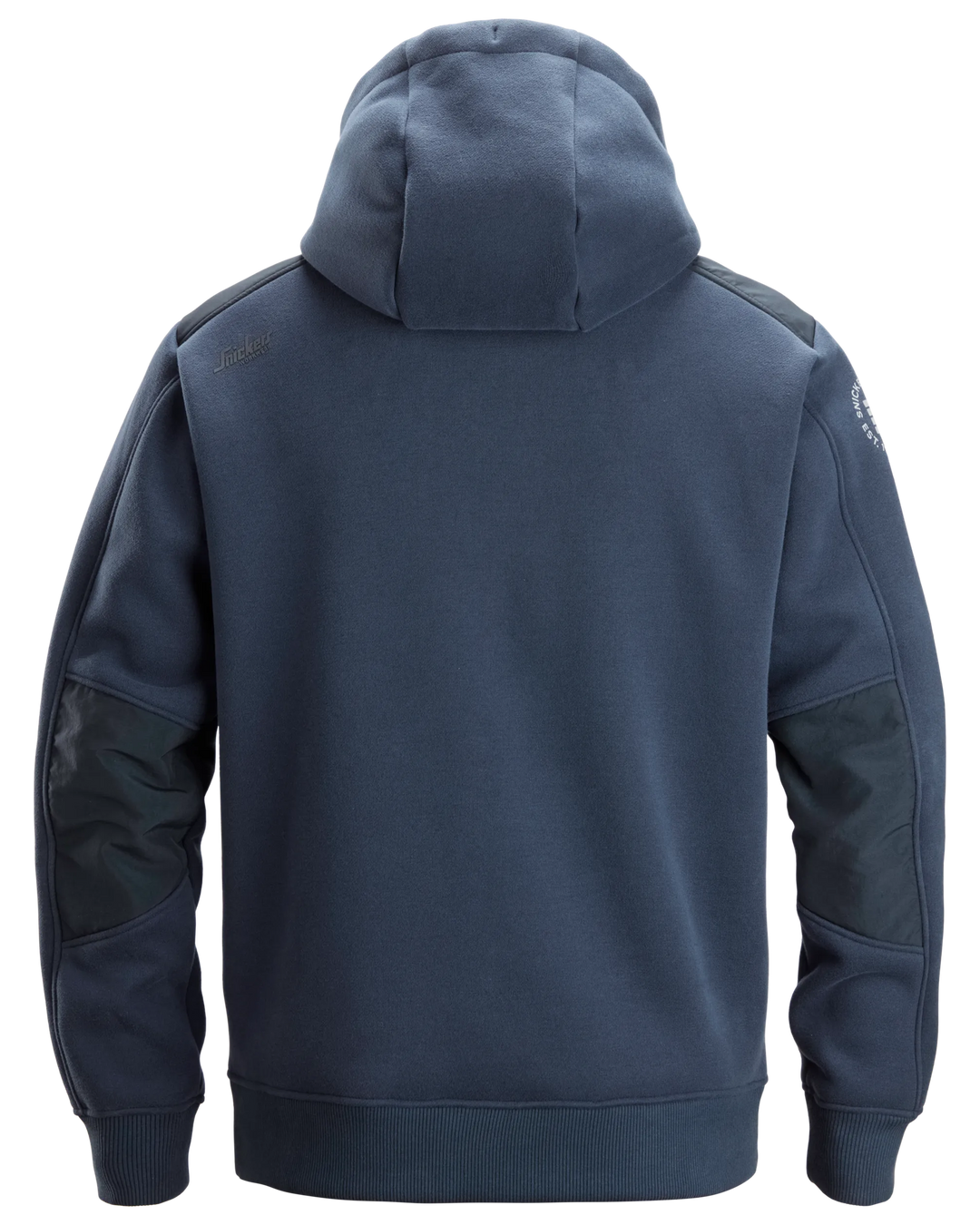 Snickers Navy, Cordura® Tech Sweatshirt Full Zip Hoodie (2875) – back view