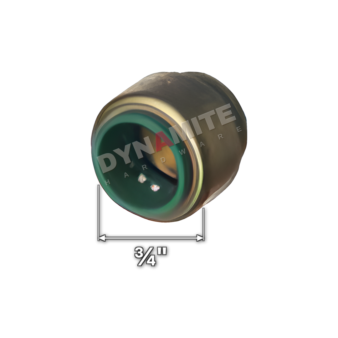 ¾" Pushtite Push-Fit Stop End (code PT5134), size marked with white arrows: ¾" pipe