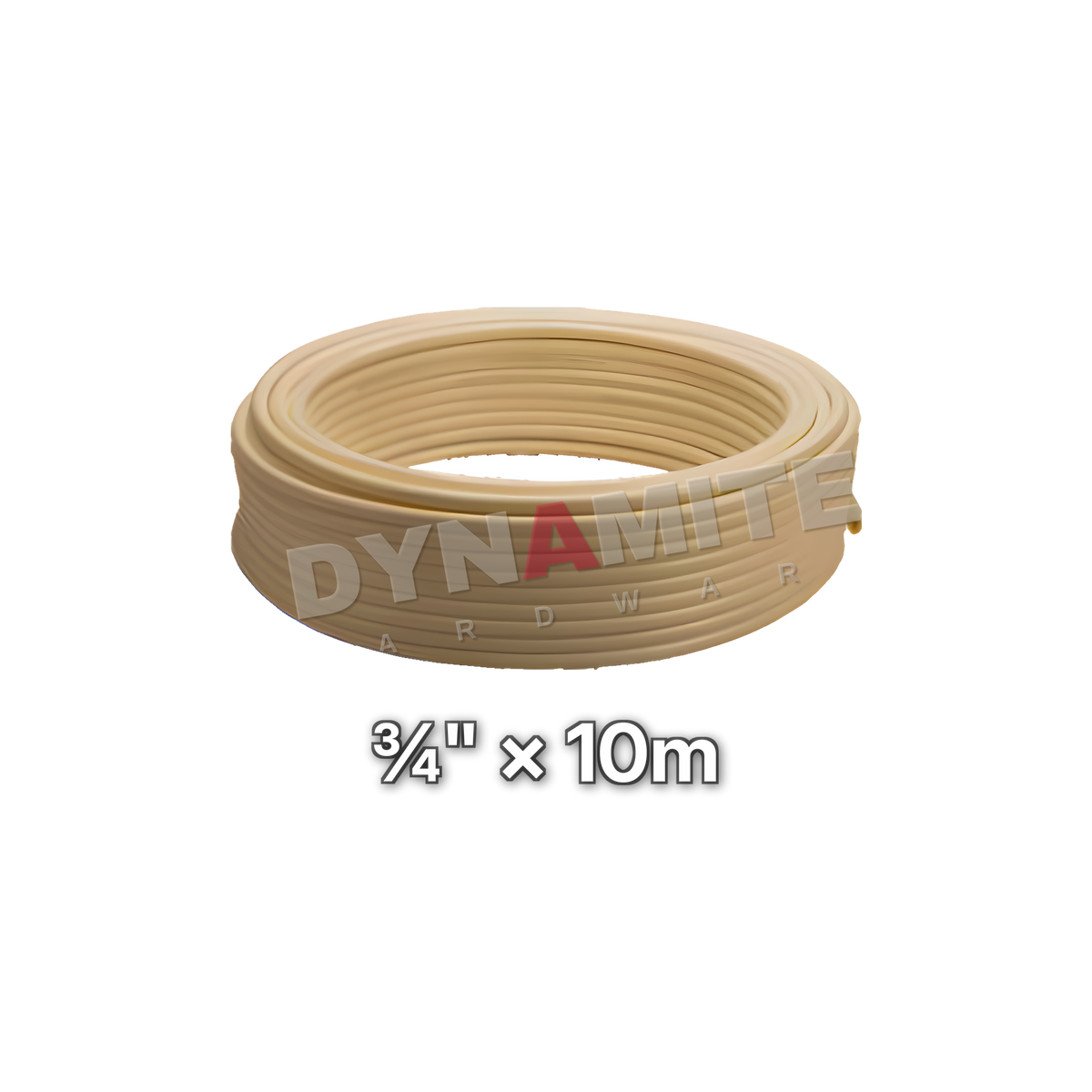 ¾" PEX Barrier Pipe - 10m Coil, size marked: ¾" × 10m