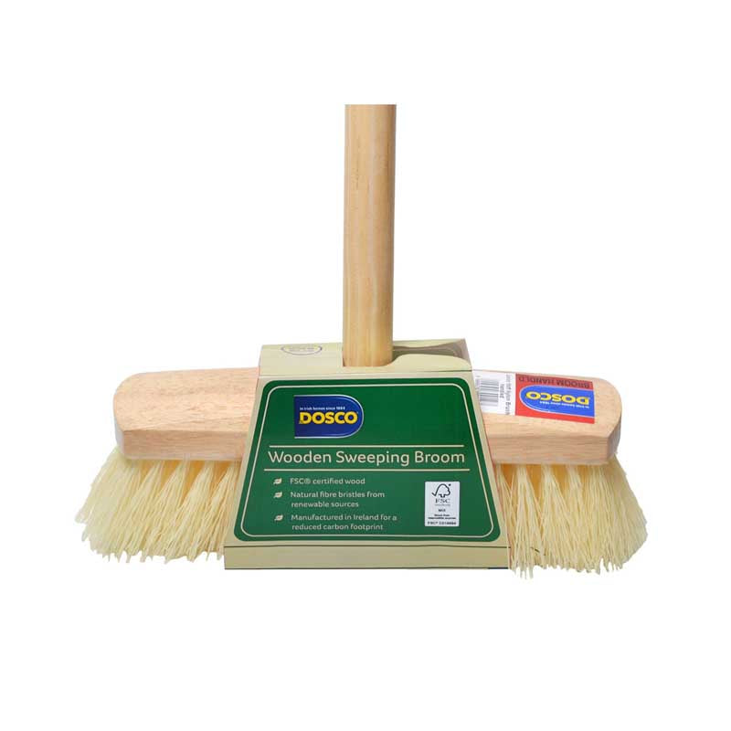 10" Junior Stiff Broom & Handle - Dynamite Hardware