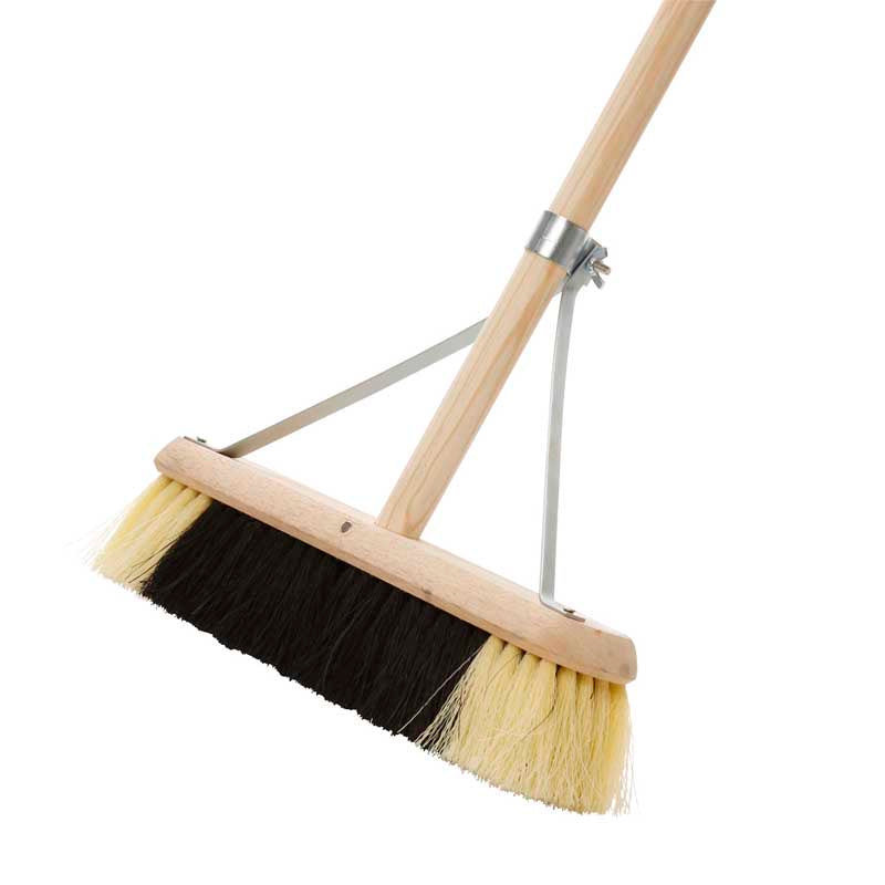 24" Black & White Broom Handled & Stays - Dynamite Hardware