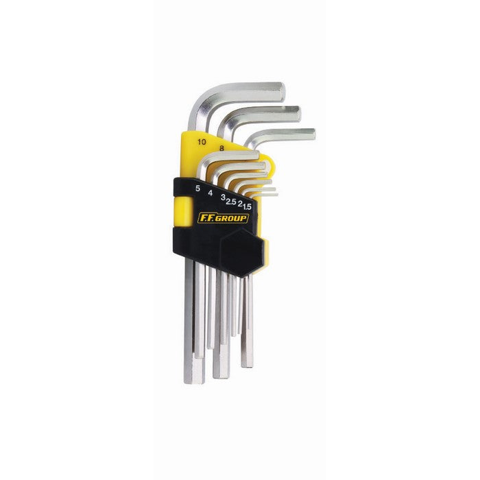 34757 LONG HEX KEY WRENCH SET, 9PCS, FF GROUP