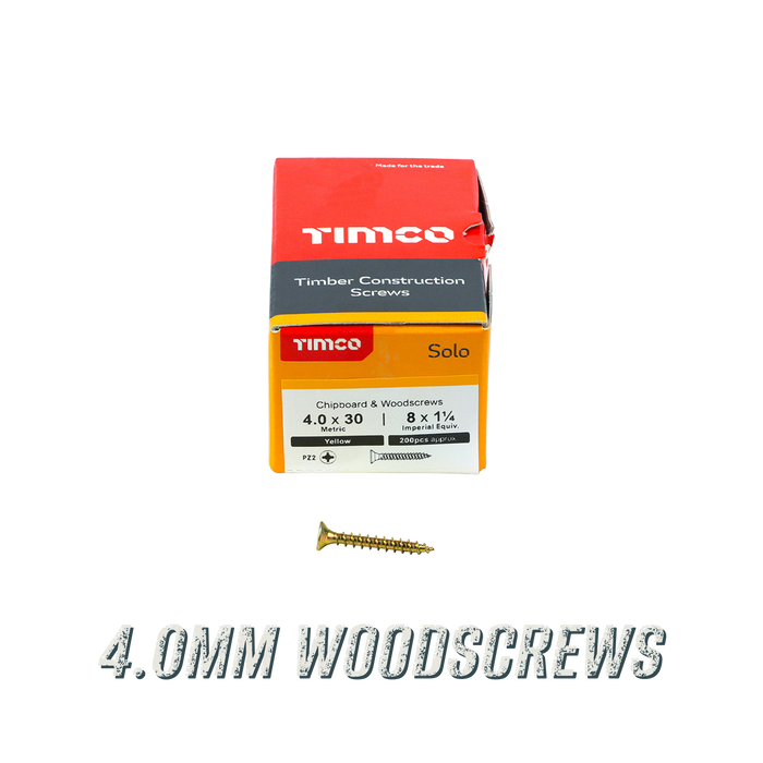4.0mm Woodscrews menu tile