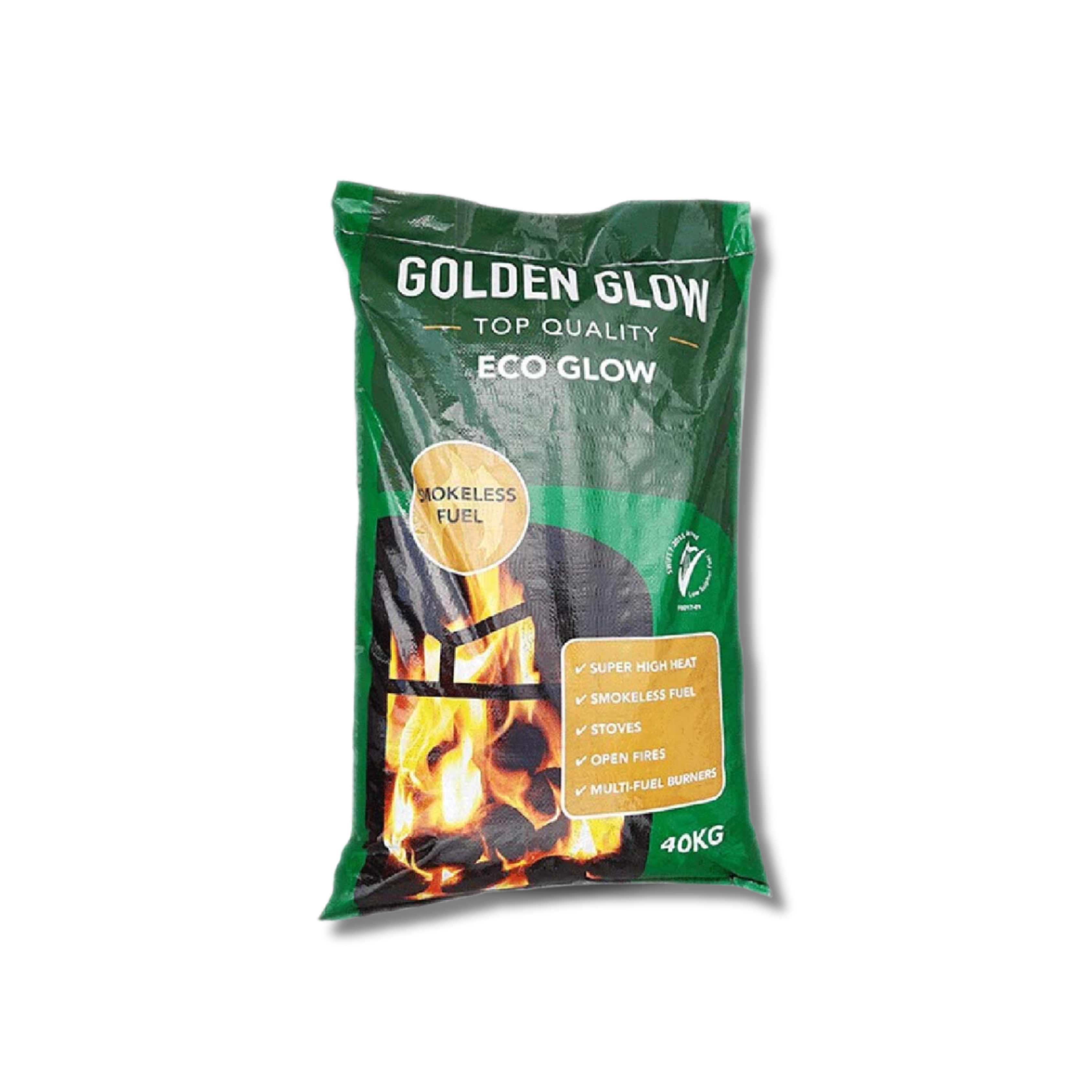 ECO GLOW SMOKELESS COAL 40KG BAG (IN STOCK ONLY AVAILABLE IN STORE OR ...