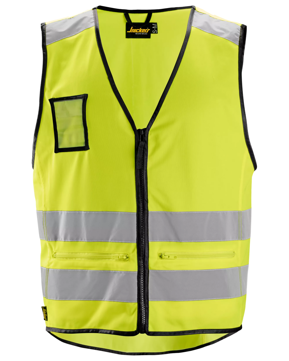 Snickers Hi-Vis Yellow, Hi-Vis Vest Class 2 (4310) – front view
