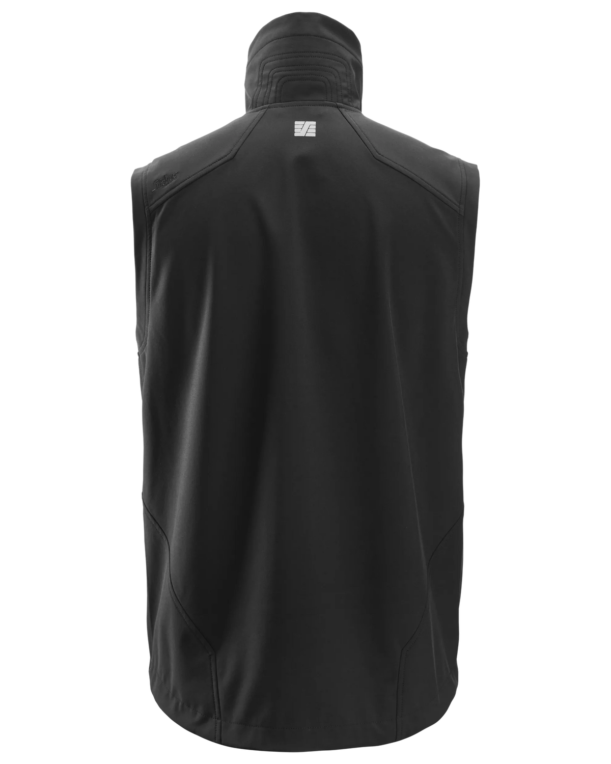 Snickers Black, Windproof Soft Shell Vest (4505) – back view