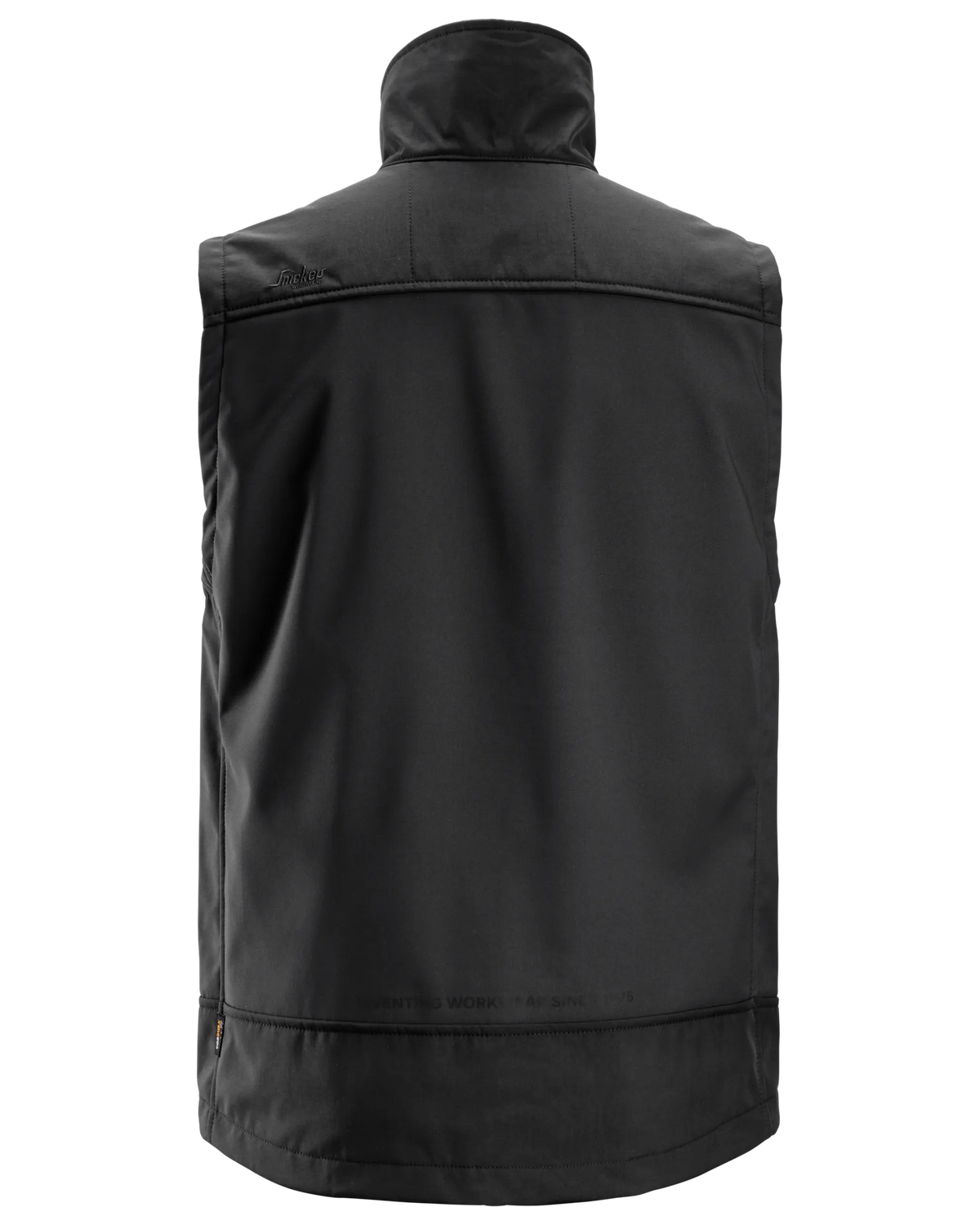 Snickers Black, Softshell Stretch Vest (4506) – back view