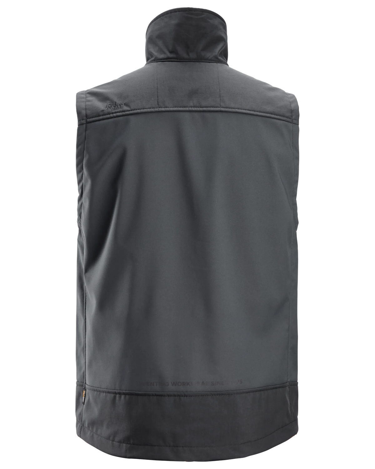 Snickers Steel Grey, Softshell Stretch Vest (4506) – back view