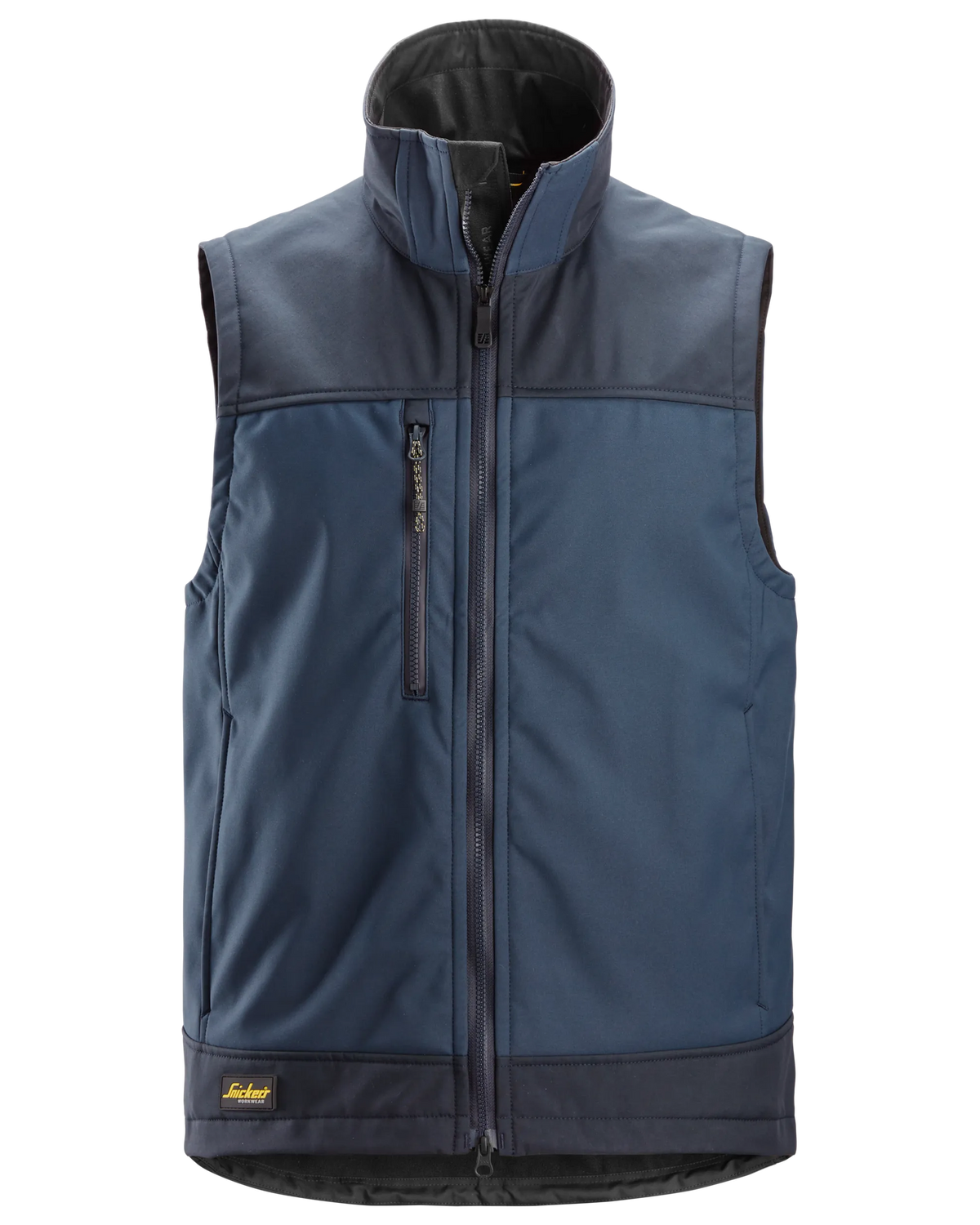 Snickers Navy, Softshell Stretch Vest (4506) – front view