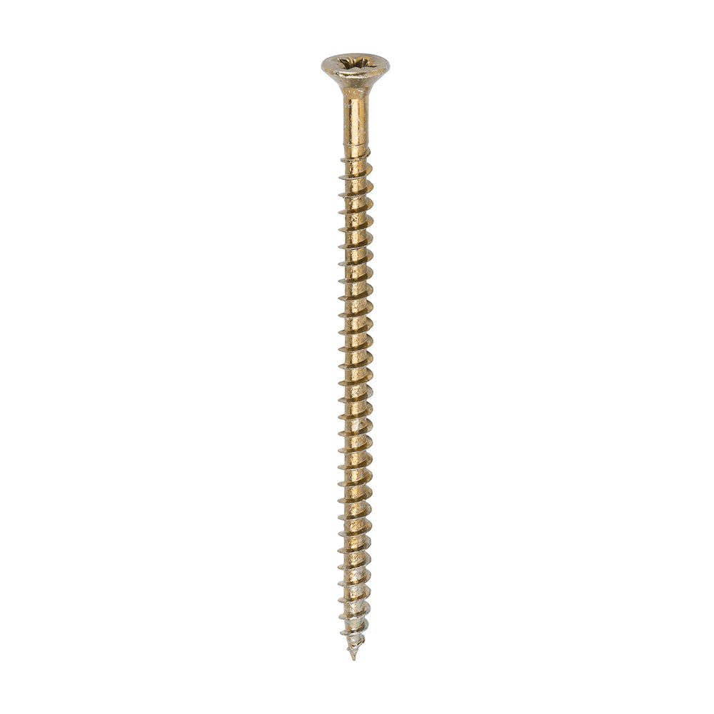 4.5 x 80 Solo Chipboard & Woodscrews - PZ - Double Countersunk - Yellow