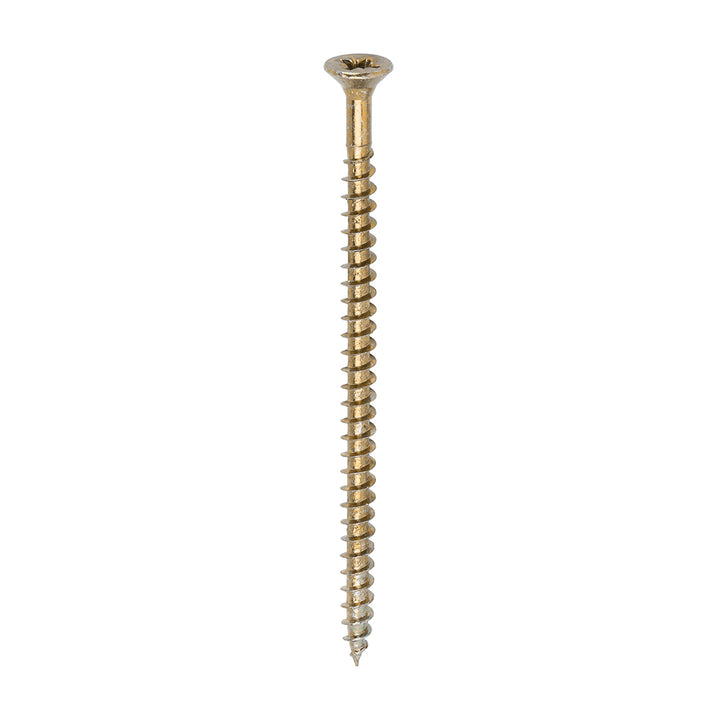 4.5 x 80 Solo Chipboard & Woodscrews - PZ - Double Countersunk - Yellow