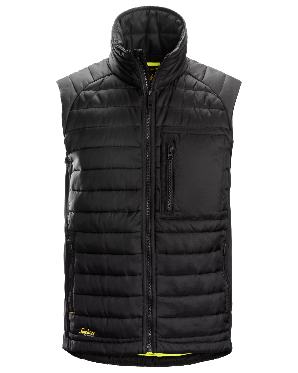 Snickers Black, 37.5® Insulator Vest (4512) – front view