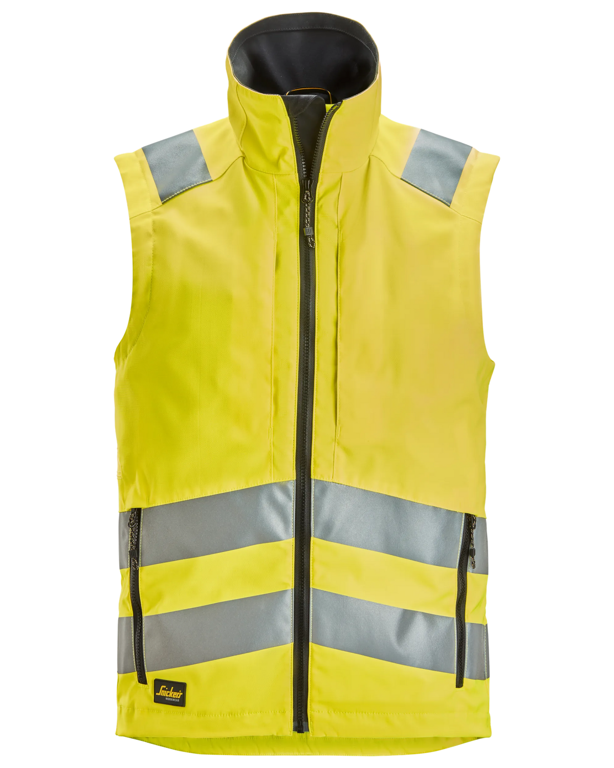 Snickers Hi-Vis Yellow, Hi-Vis Vest Class 1/2 (4534) – front view