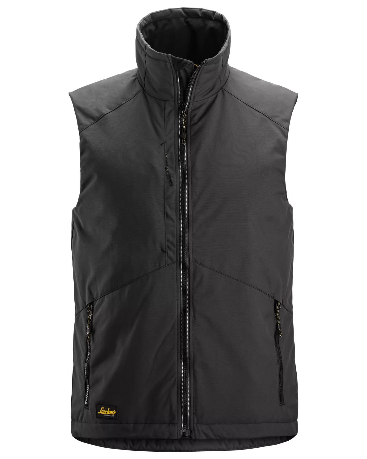 Snickers Black, Winter Vest (4558) – front view