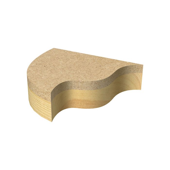 TREND - C121BX1/4TC - Template profile 12.7mm diameter