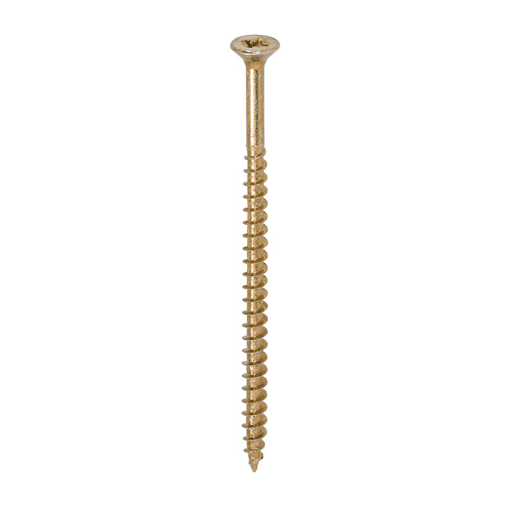 5.0 x 90 Solo Chipboard & Woodscrews - PZ - Double Countersunk - Yellow