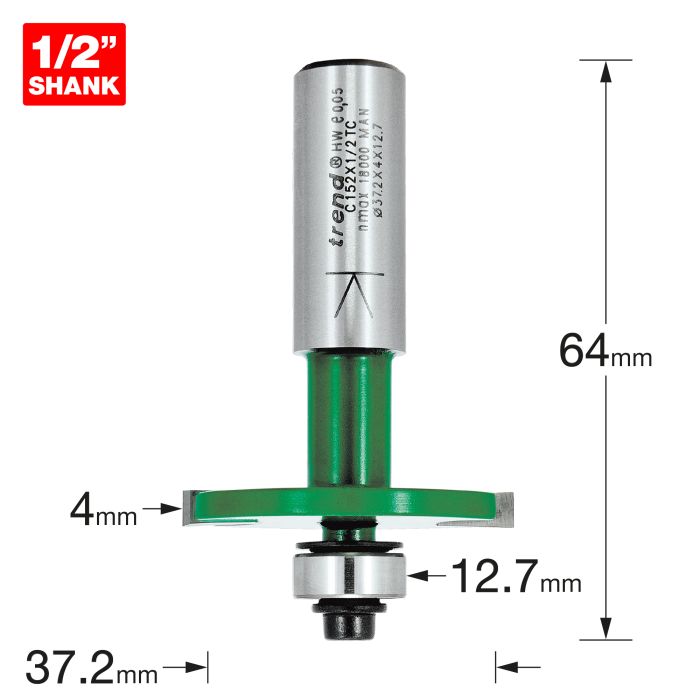 TREND - C152X1/2TC - Biscuit jointer set