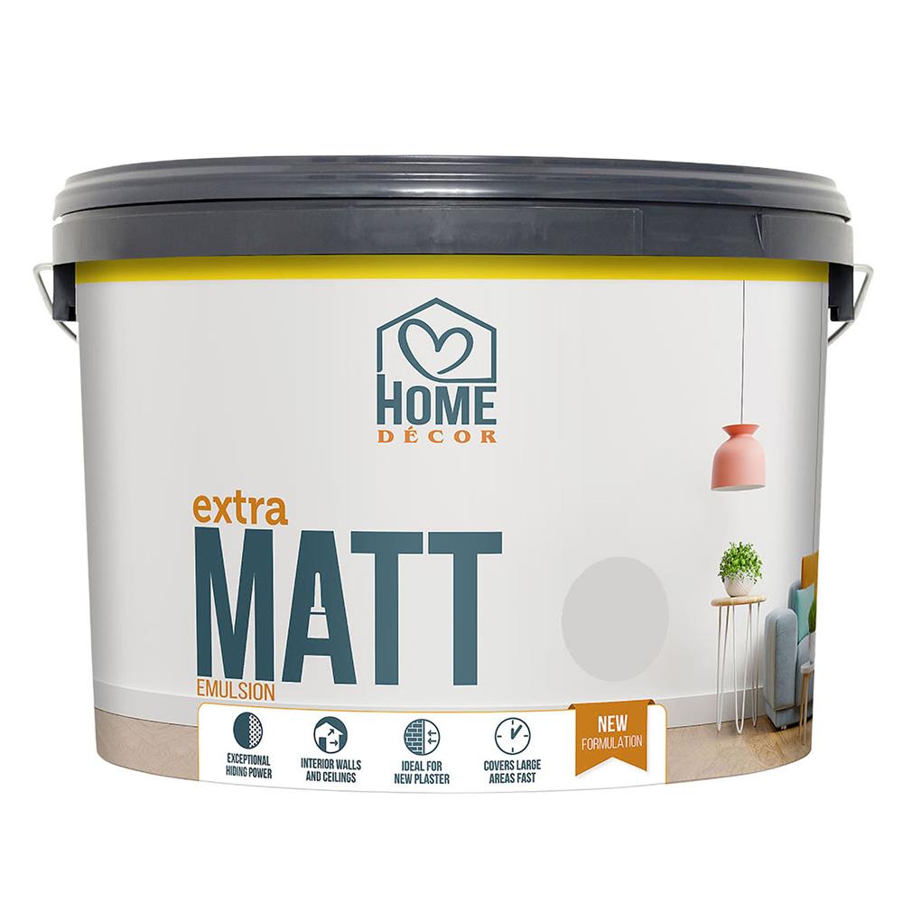 Home Décor Soft Grey Interior Paint 10Ltr - Dynamite Hardware