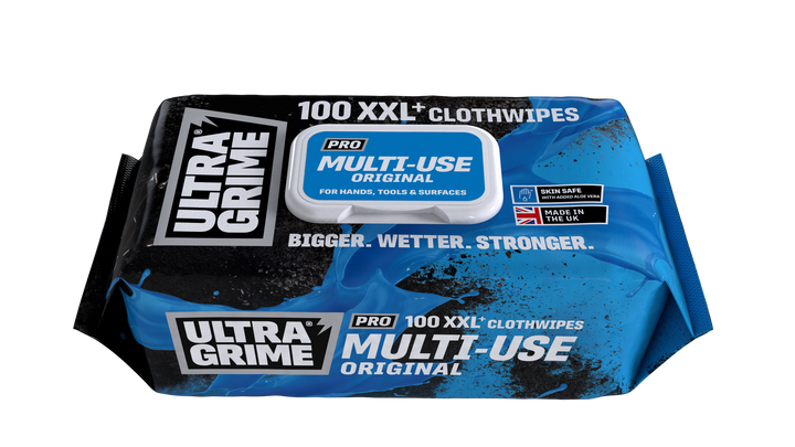 UltraGrime Pro Multiuse Clothwipes XXL+ Pack 100 - Dynamite Hardware