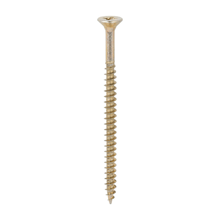 6.0 x 90 Solo Chipboard & Woodscrews - PZ - Double Countersunk - Yellow