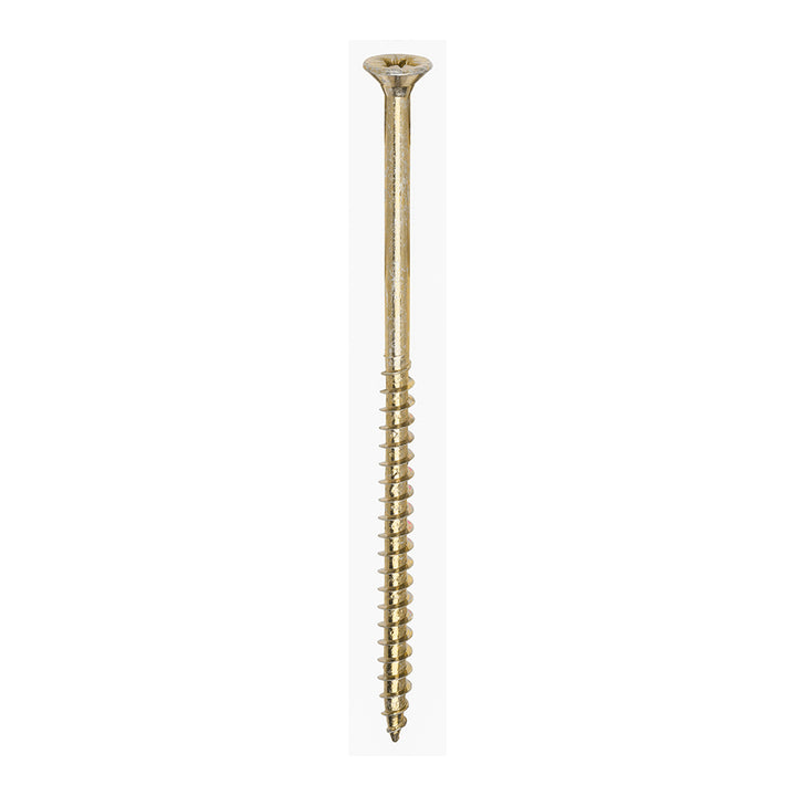 6.0 x 120 Solo Chipboard & Woodscrews - PZ - Double Countersunk - Yellow