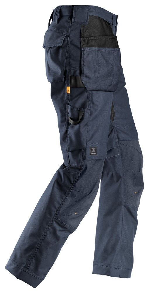 Snickers - Navy AW Stretch Work Trousers + Holster Pockets (6224) - Dynamite Hardware
