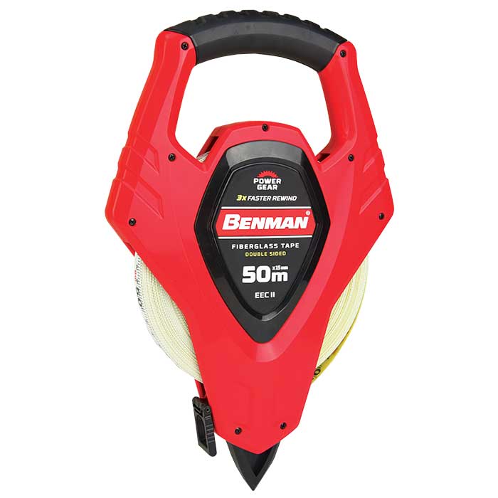 71087 MEASURING TAPE, BENMAN PROFESSIONAL 3X-SPEED, 165FT X 15MM IMPERIAL UNITS