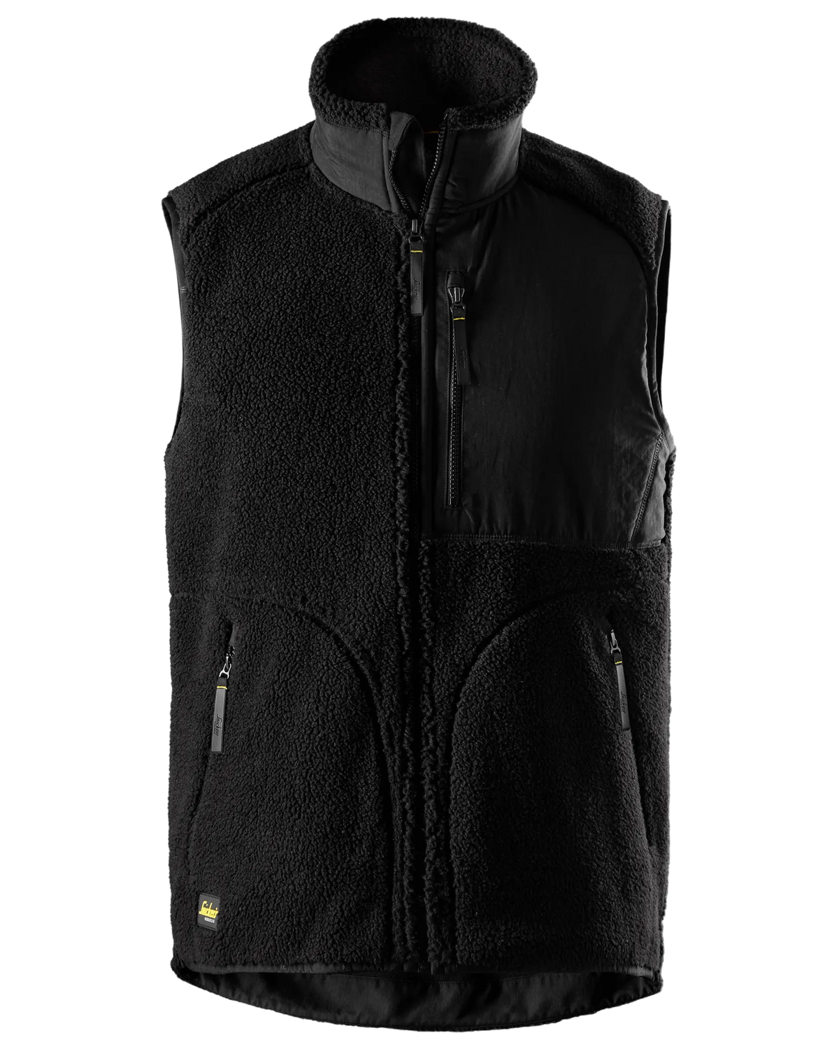 Snickers Black, Pile Vest (8006) – front view