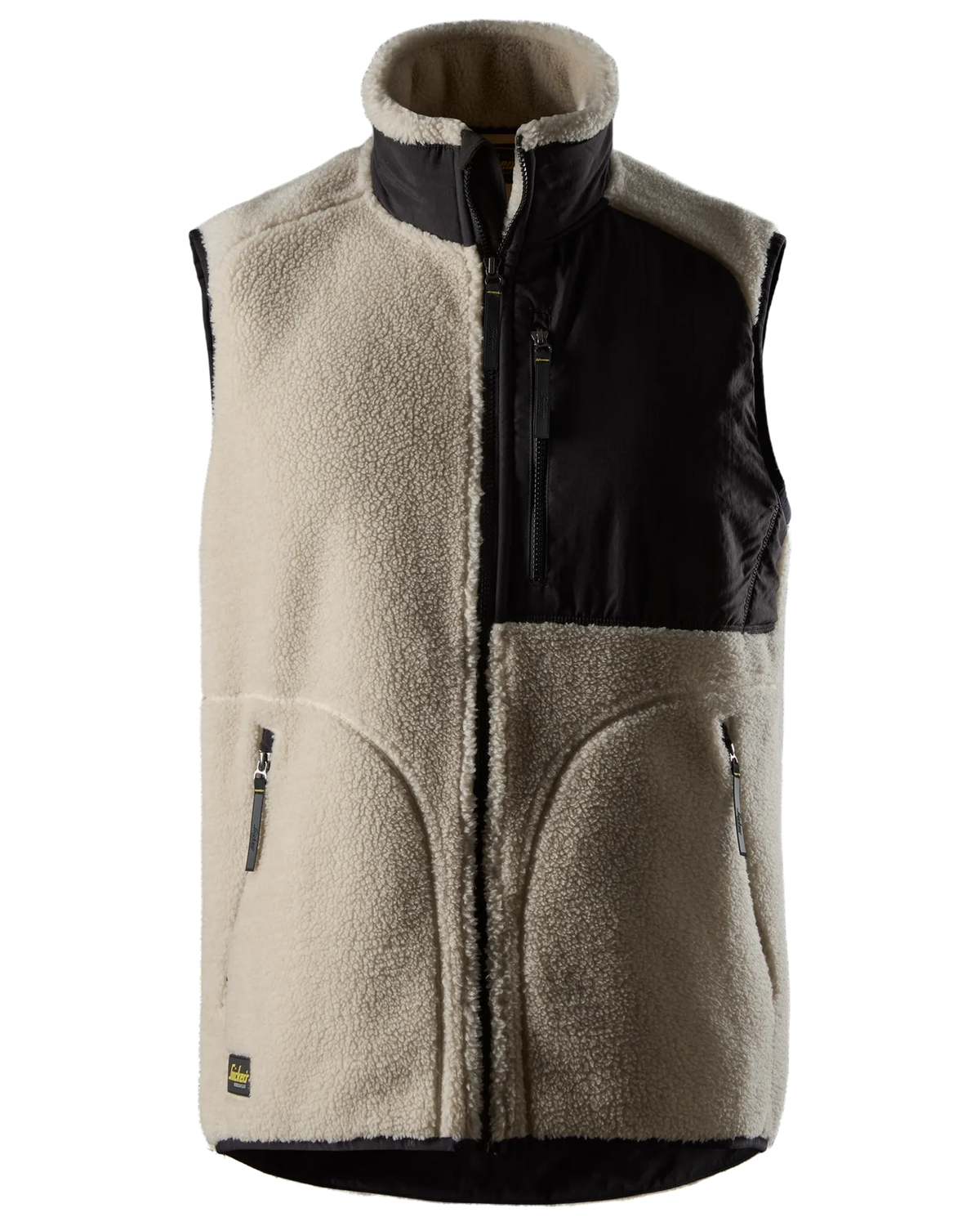 Snickers Light Sand, Pile Vest (8006) – front view