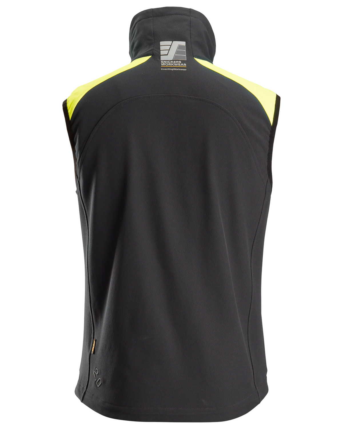 Snickers Black/Neon Yellow, Neon Vest (8029) – back view