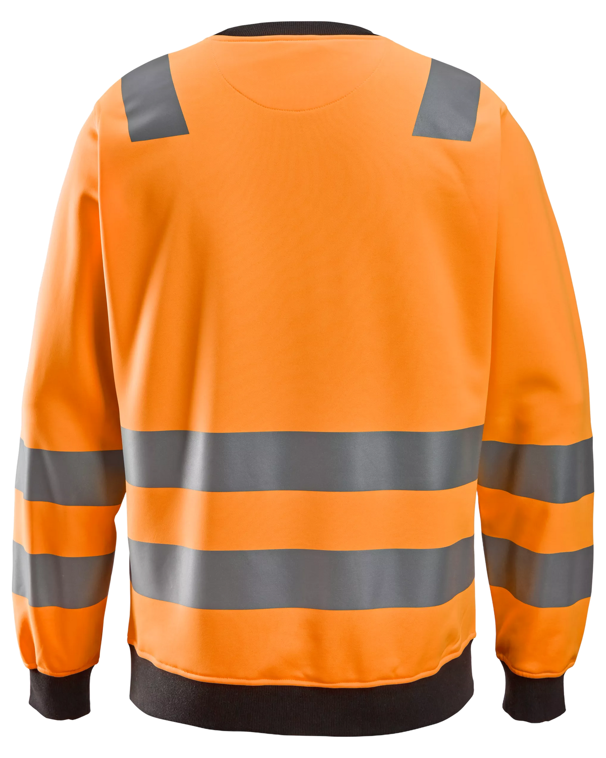 Snickers Hi-Vis Orange, Hi-Vis Class 2/3 Sweatshirt (8037) – back view