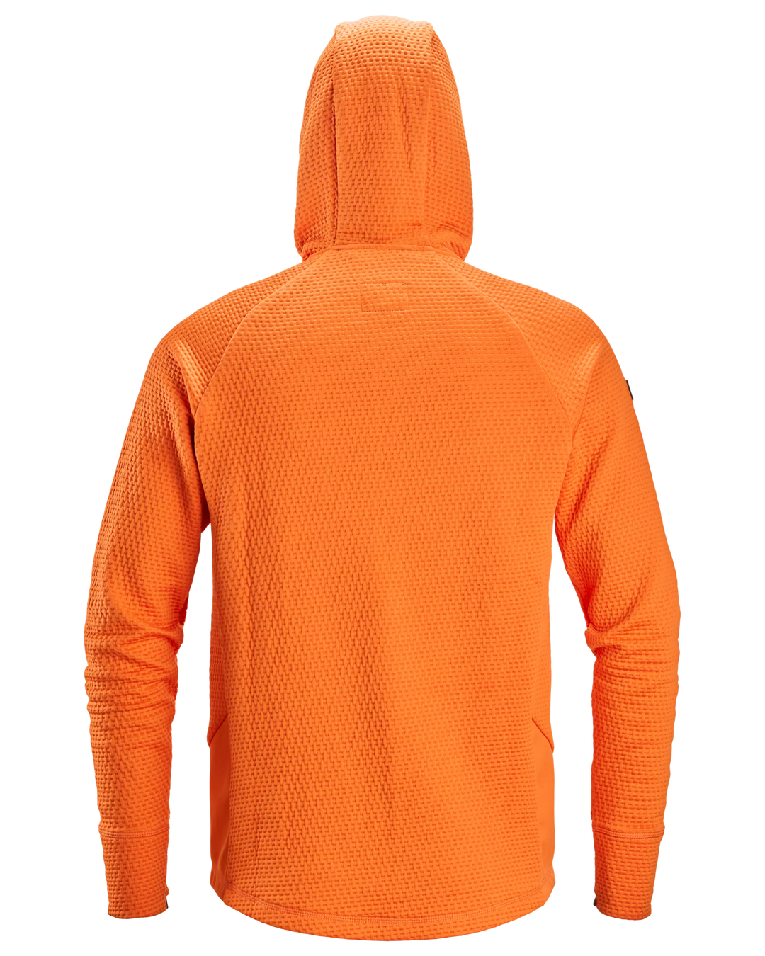 Snickers Warm Orange, FlexiWork Full-Zip Midlayer Hoodie (8405) – back view