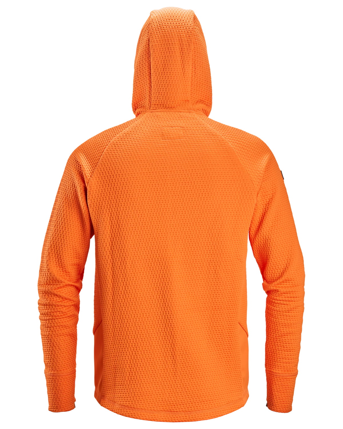 Snickers Warm Orange, FlexiWork Full-Zip Midlayer Hoodie (8405) – back view