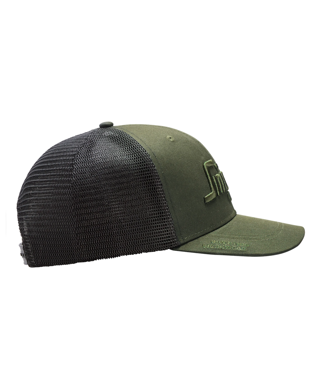 Snickers Khaki Green, Trucker Cap (9001) – right side view