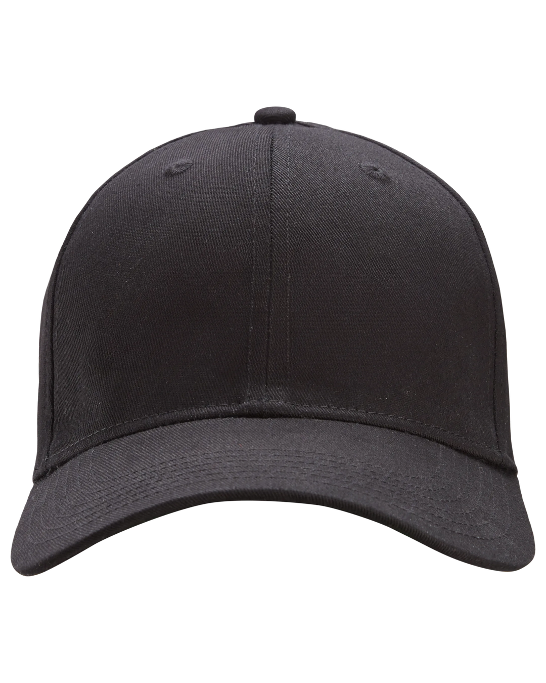 Snickers Black, Flexible Cap (9002) – front view