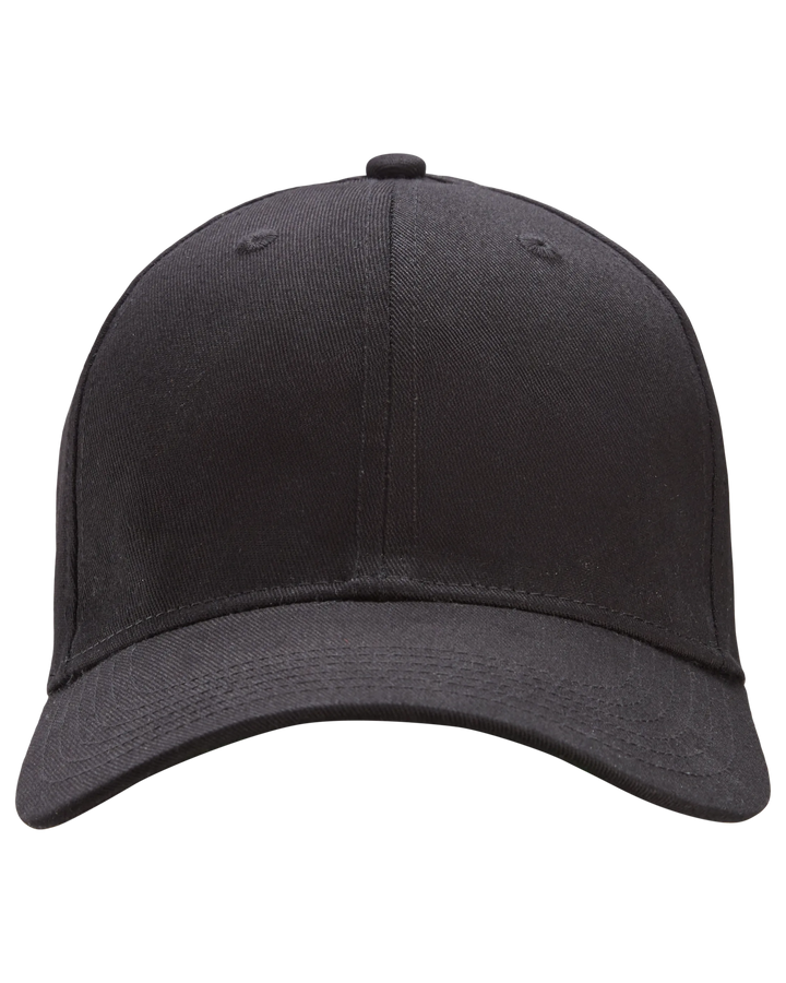 Snickers Black, Flexible Cap (9002) – front view