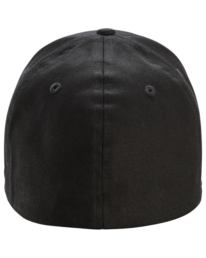 Snickers Black/Black, Flexible Cap (9002) – back view